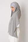 Hijab à enfiler cagoule intégré soie de médine