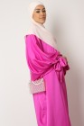 Abaya papillon satinée Safaa