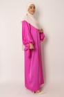 Abaya papillon satinée Safaa