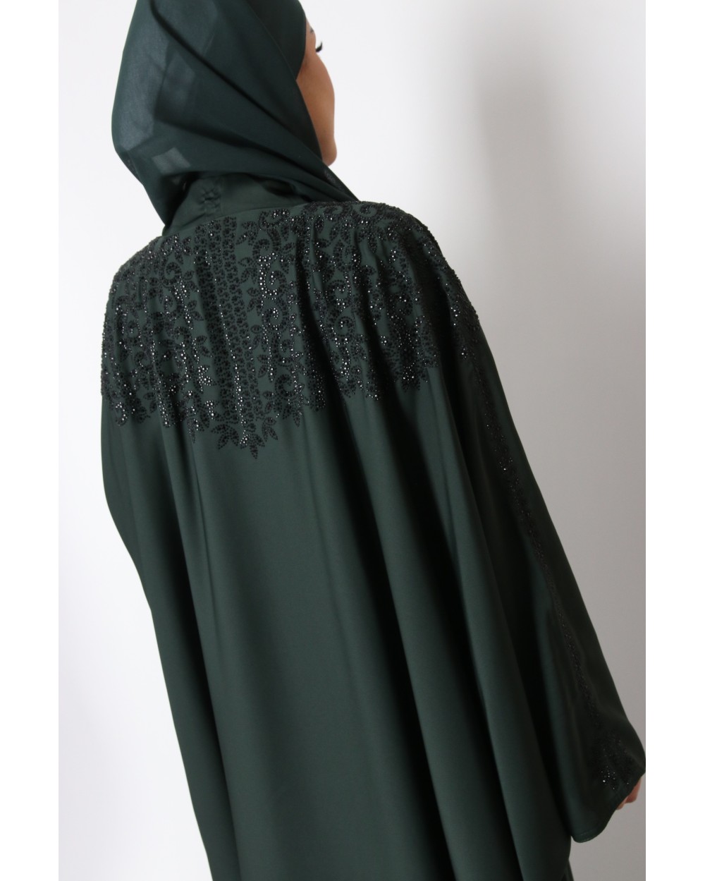 Butterfly abaya Dubai rhinestones