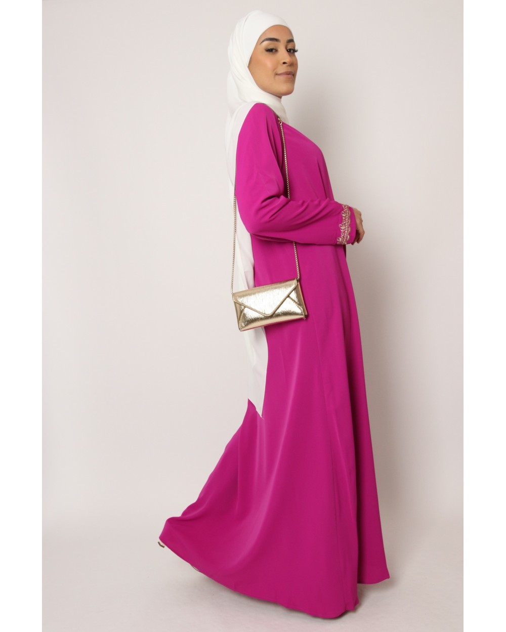 Oumi Abaya long dress Jennah rhinestones