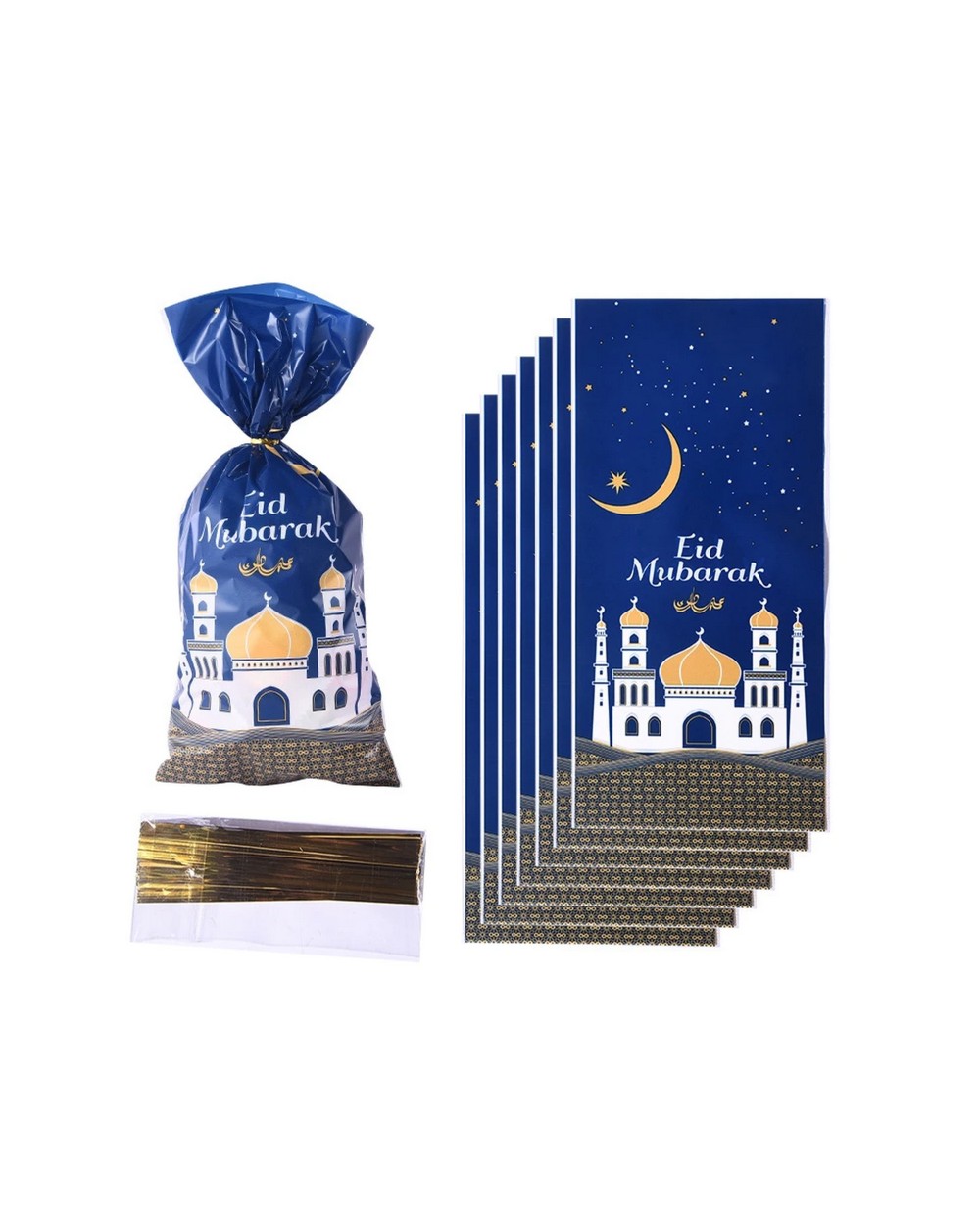 Blue moon and mosque confectionery pouch