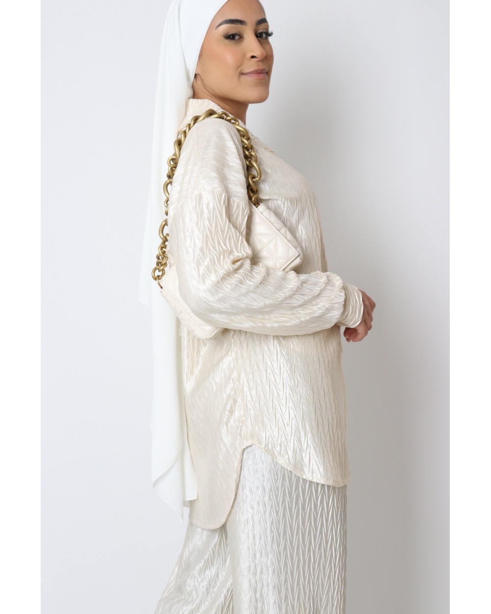 Ensemble Layla satiné pantalon