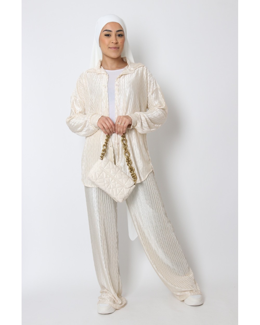 Ensemble Layla satiné pantalon