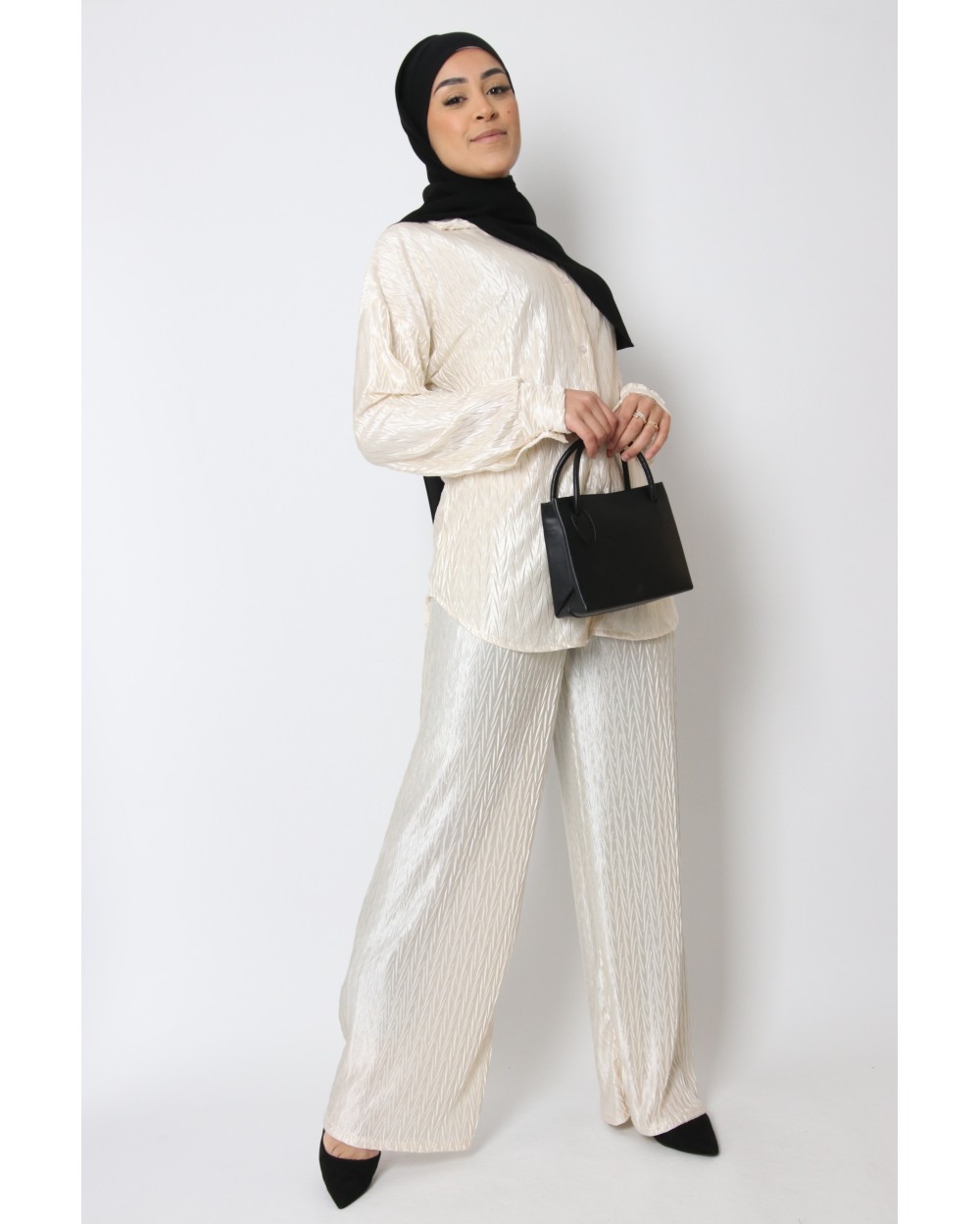 Ensemble Layla satiné pantalon