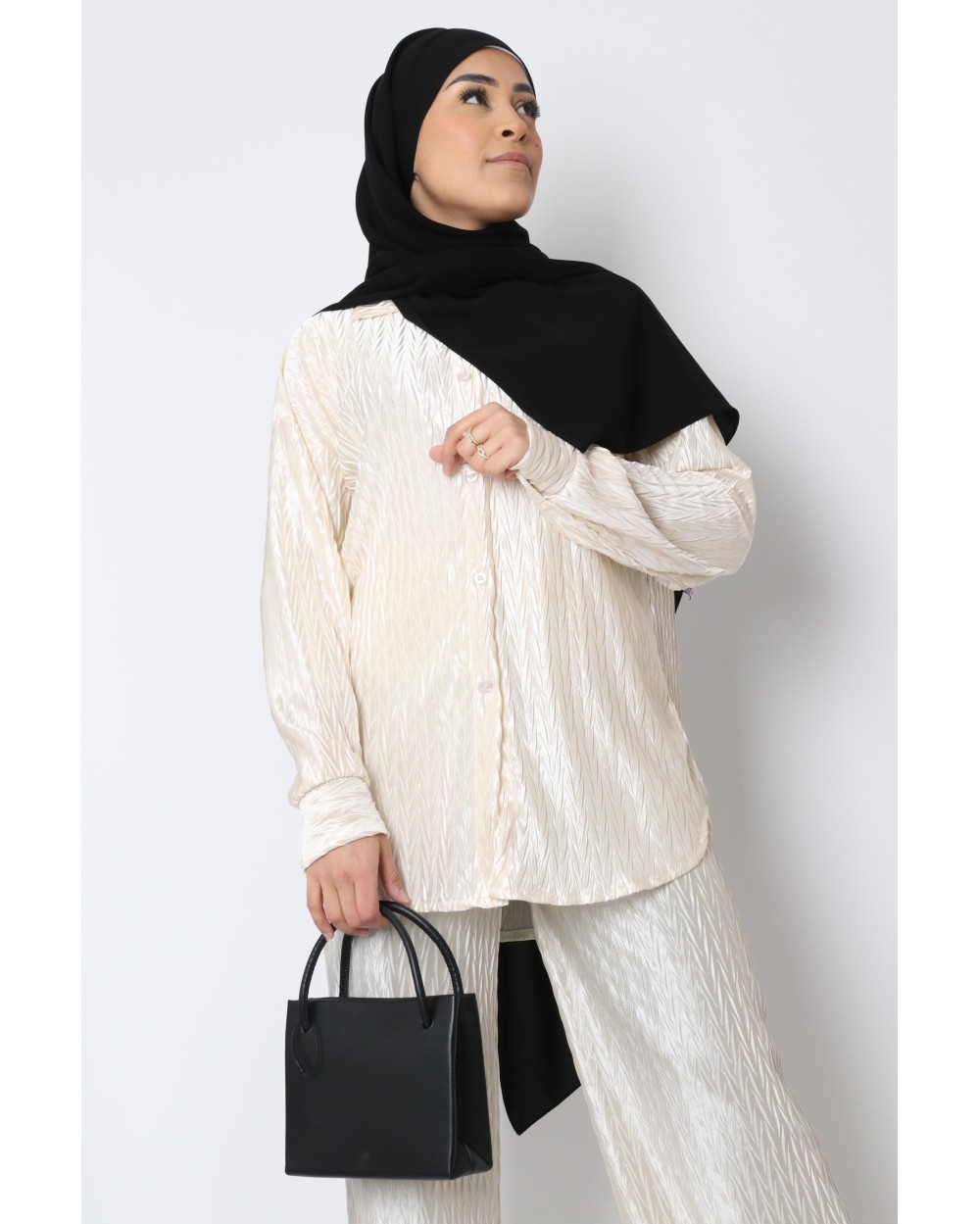 Ensemble Layla satiné pantalon