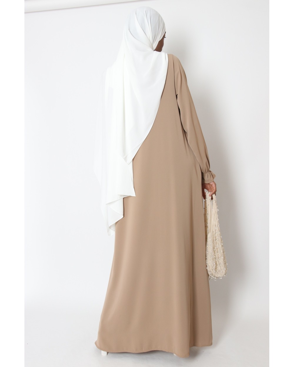 Tall Ruffle Sleeve Abaya Plus Size