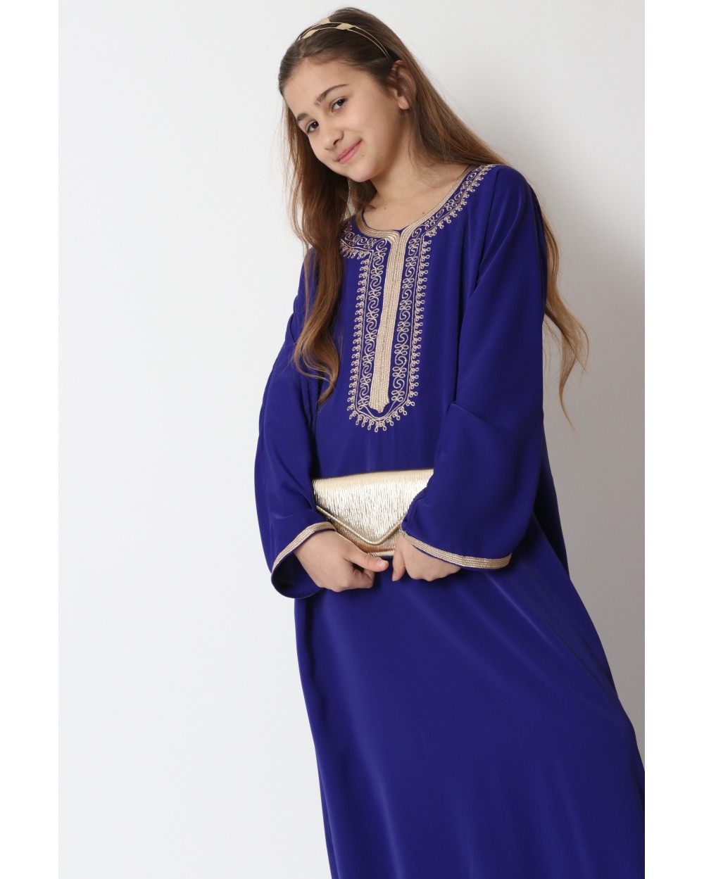 Abaya papillon Salwa broderie Binti