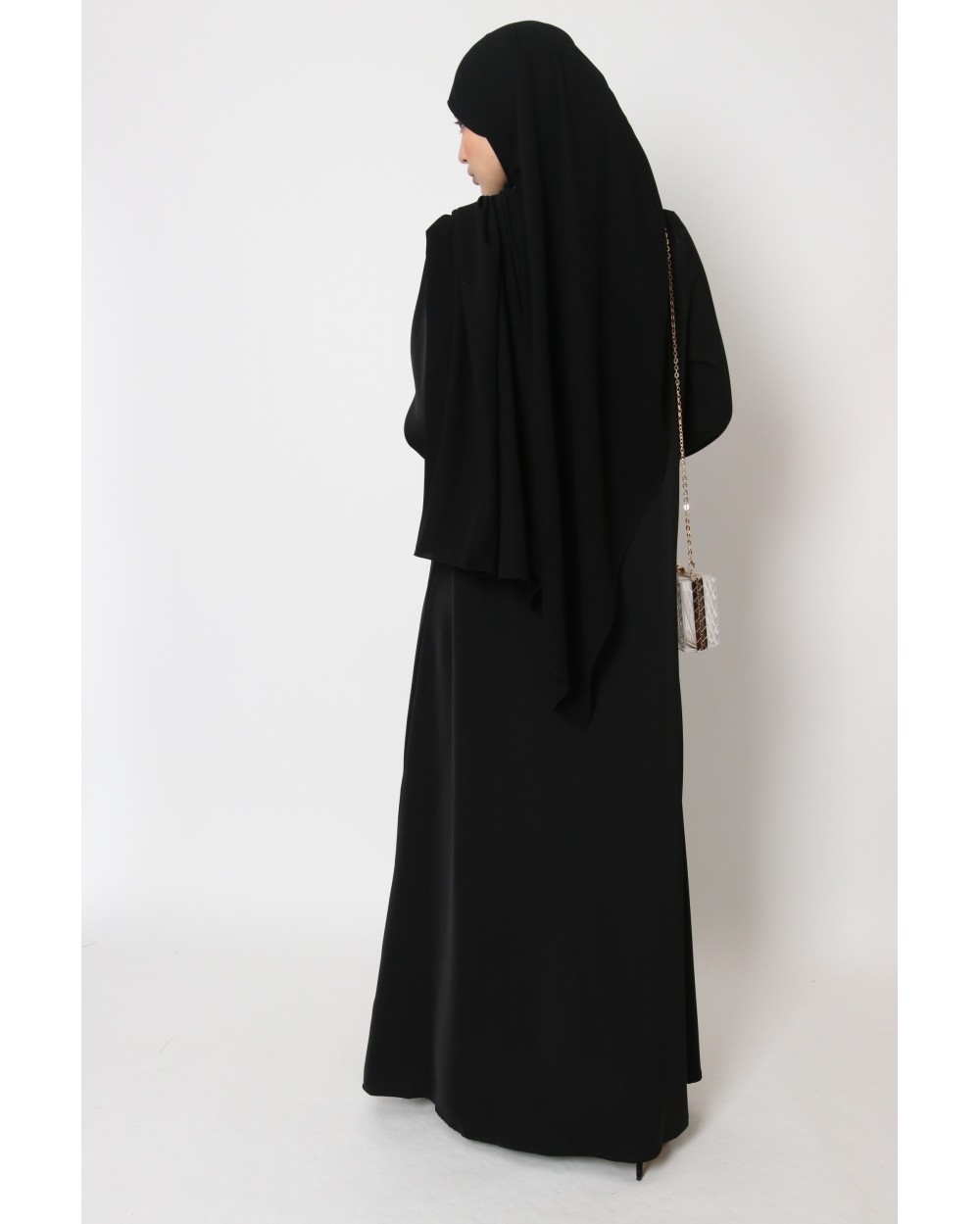 Robe longue Abaya broderie chic orientale