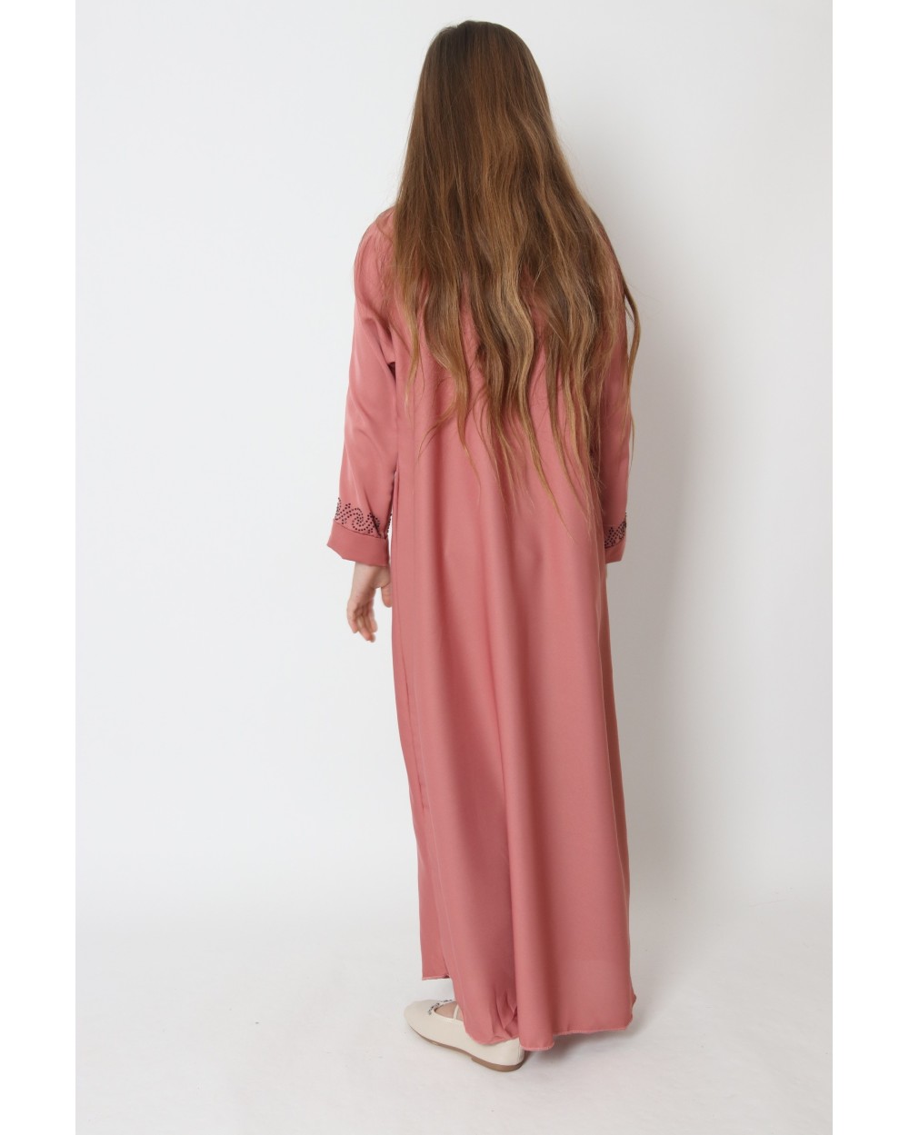 Abaya dubai strass pour fille