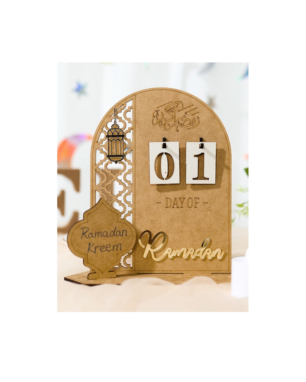 Calendrier Ramadan en bois