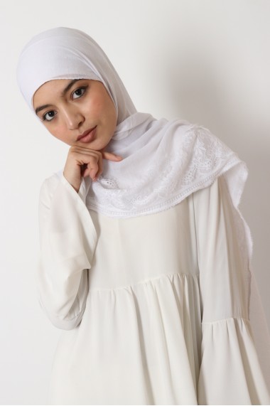 Maxi Hijab classique dentelle