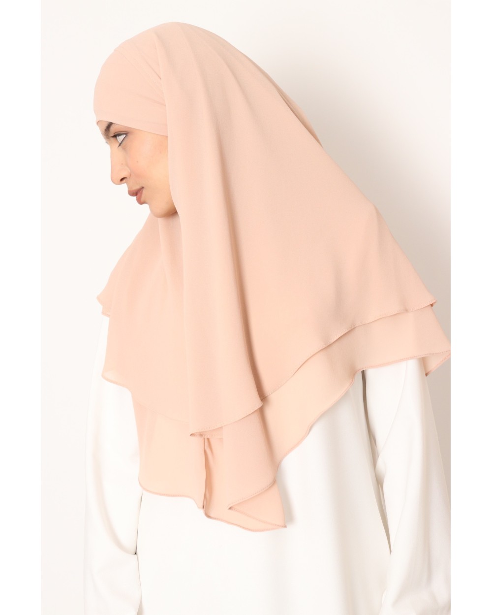 Khimar 2 muslin veils to tie