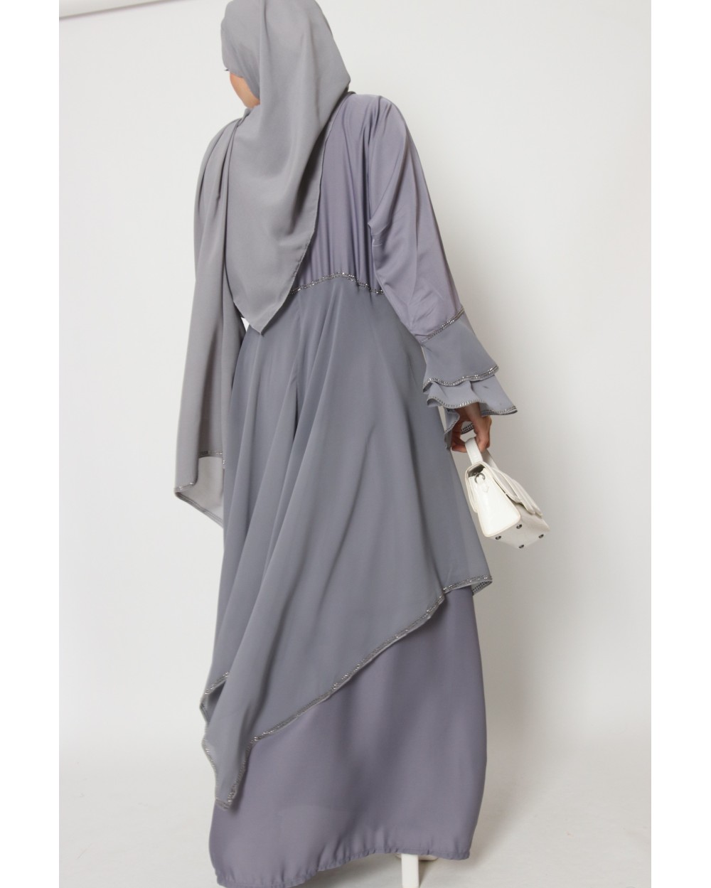 Abaya Dubaï Lea nidha et mousseline