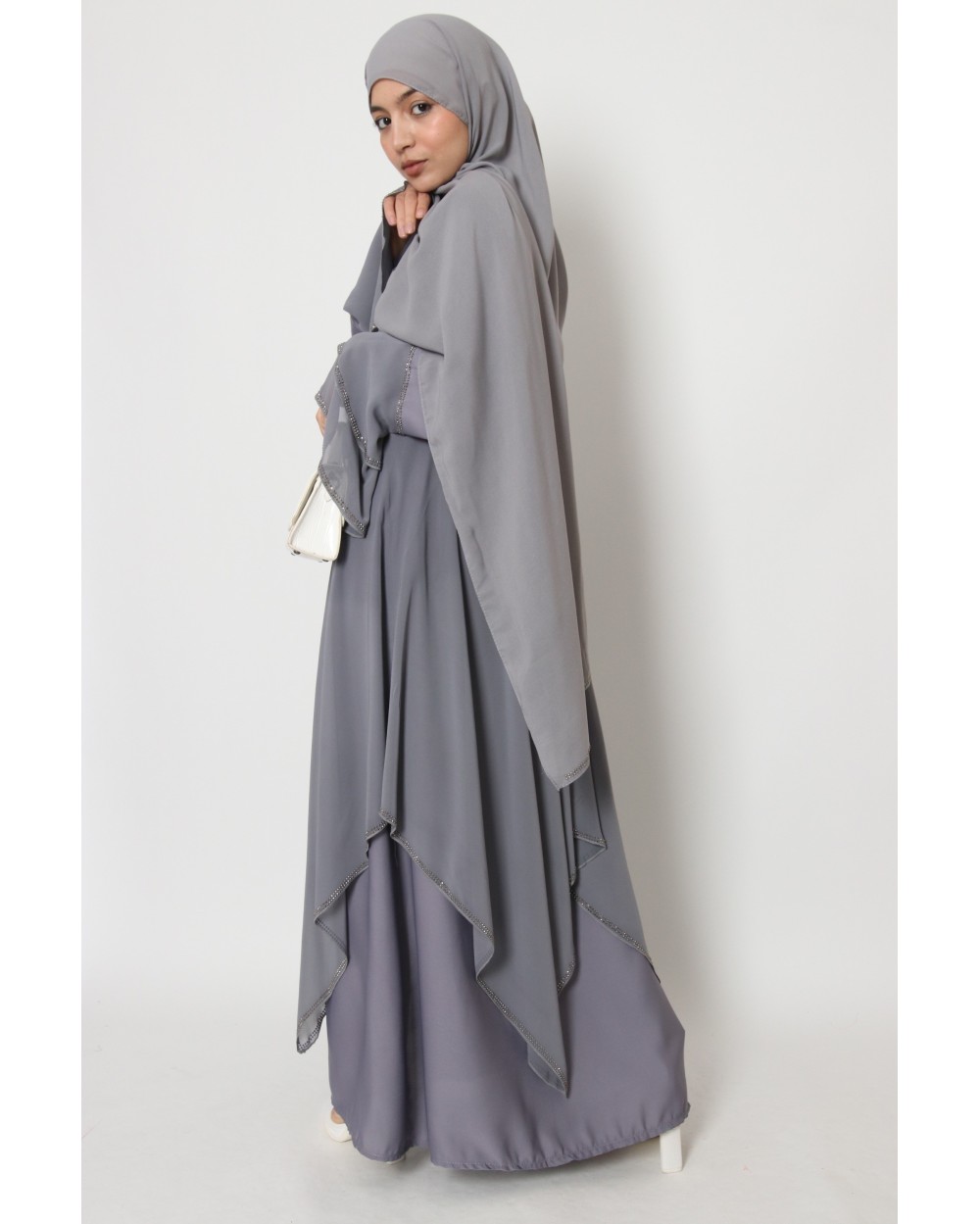 Abaya Dubaï Lea nidha et mousseline