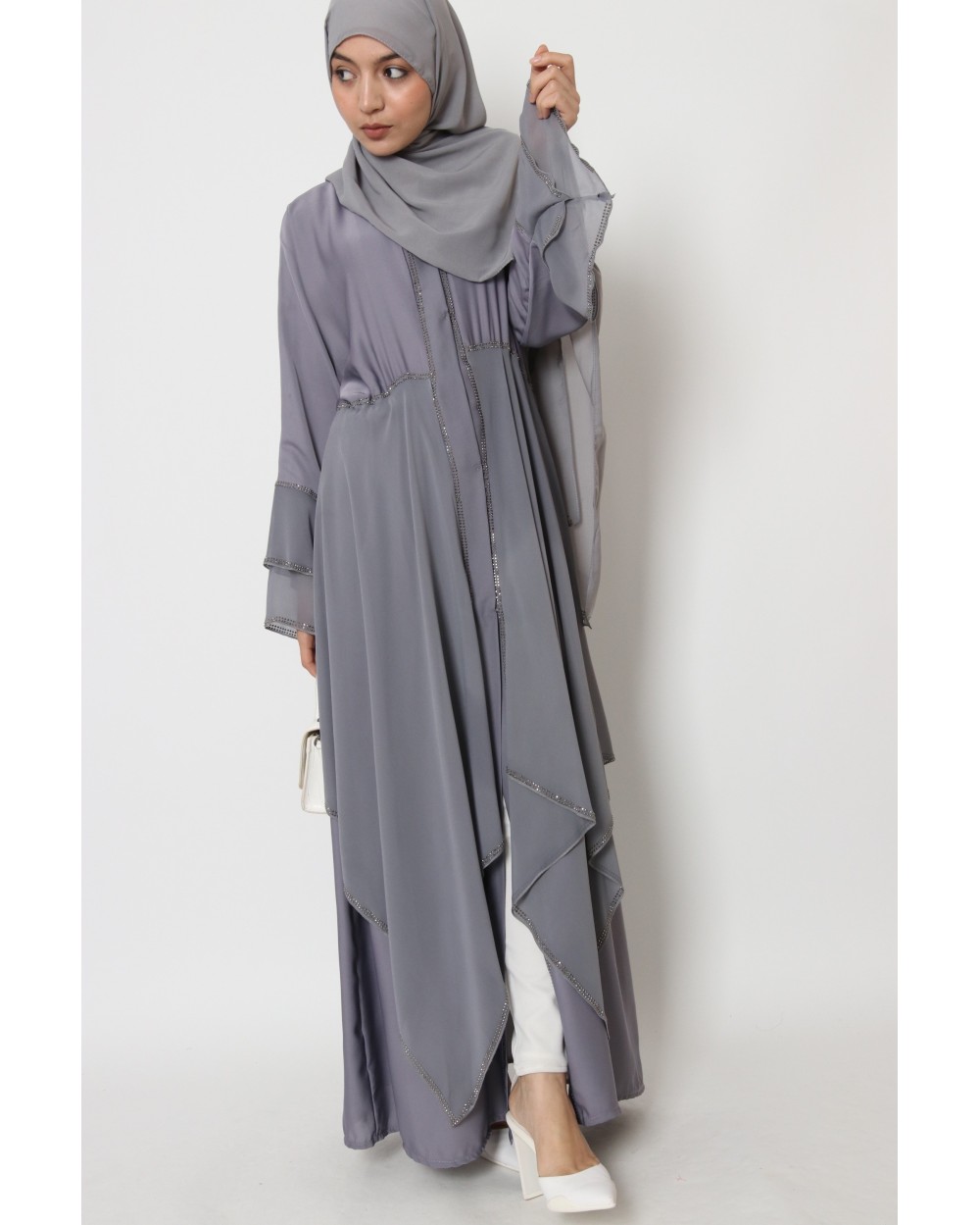 Abaya Dubaï Lea nidha et mousseline