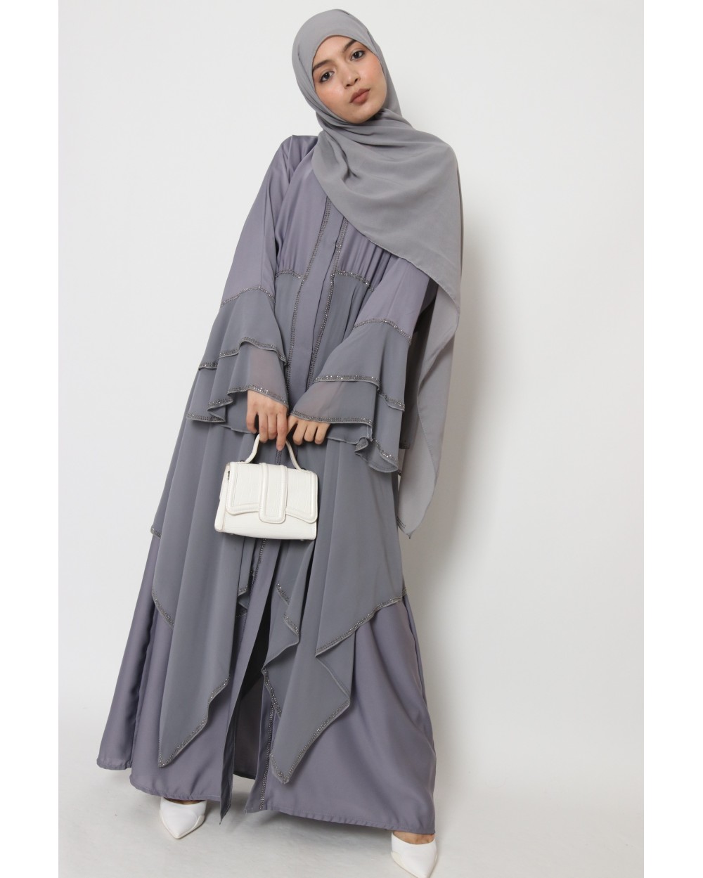 Abaya Dubaï Lea nidha et mousseline
