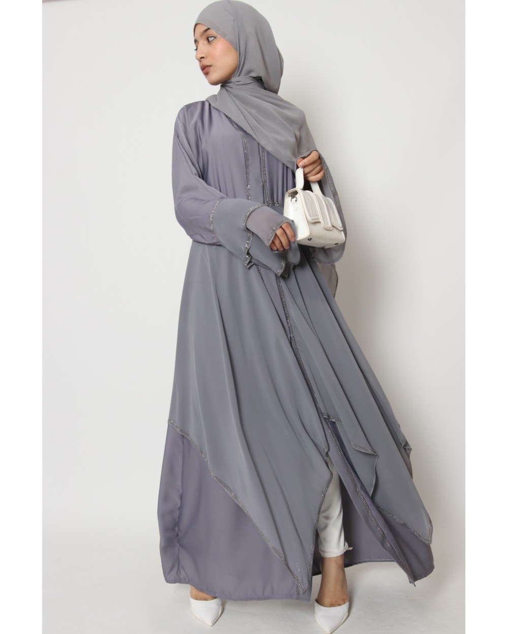 Abaya Dubaï Lea nidha et mousseline