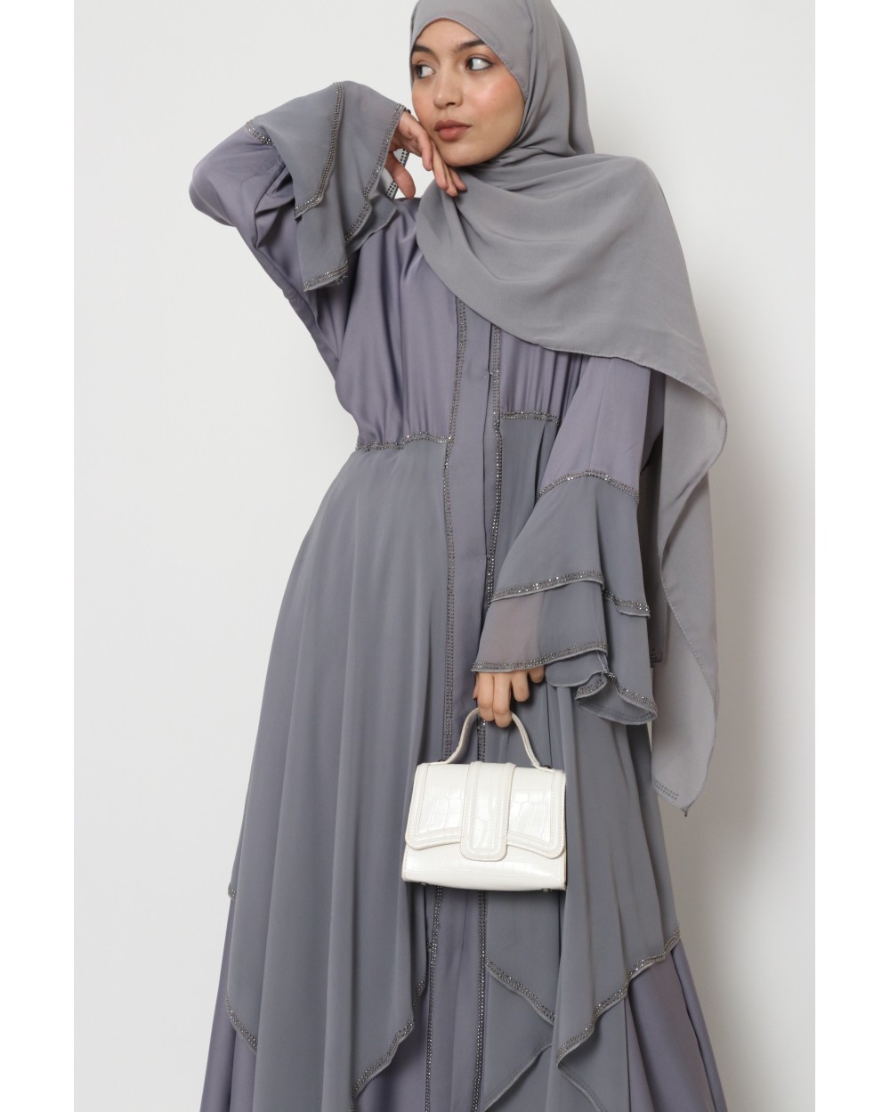 Abaya Dubaï Lea nidha et mousseline