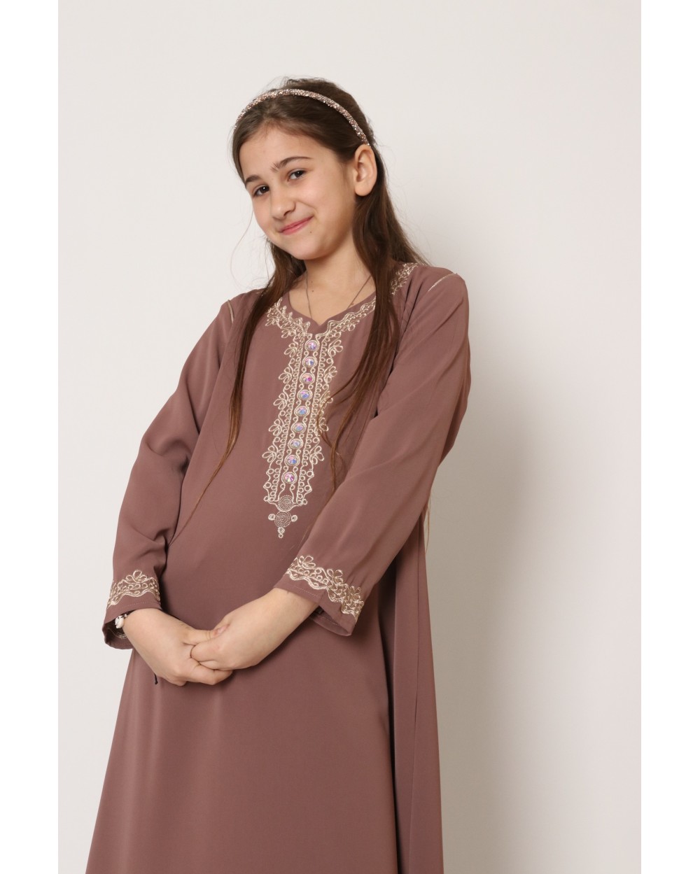 Abaya robe longue Jennah strass Binti