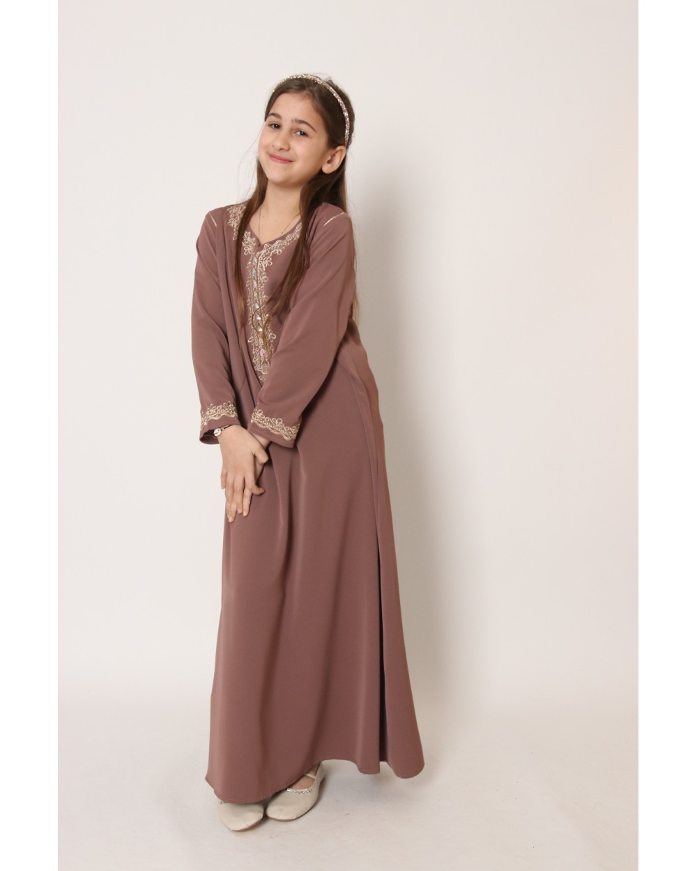 Abaya robe longue Jennah strass Binti