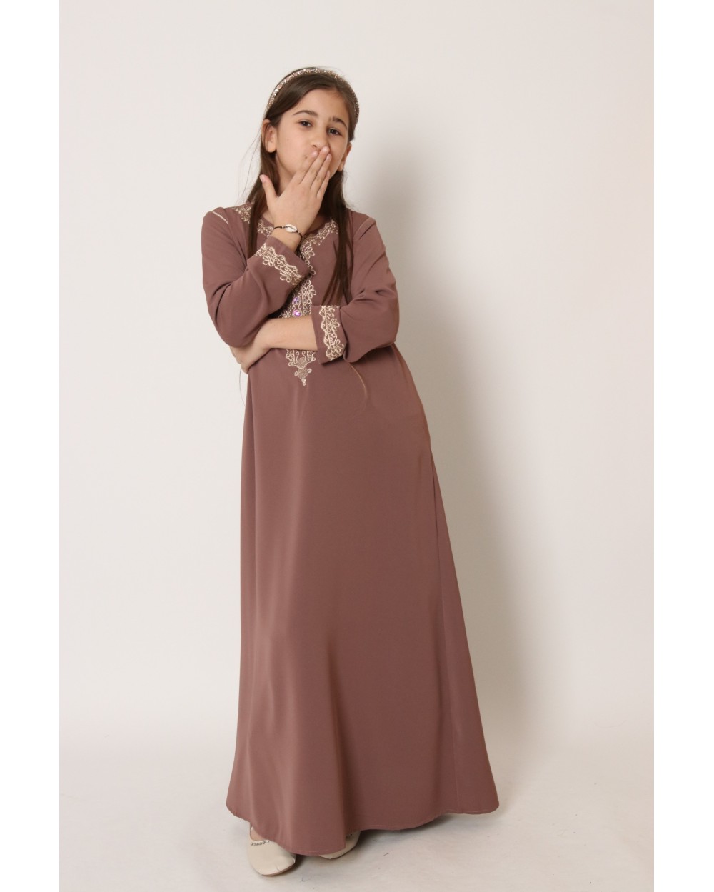 Abaya robe longue Jennah strass Binti