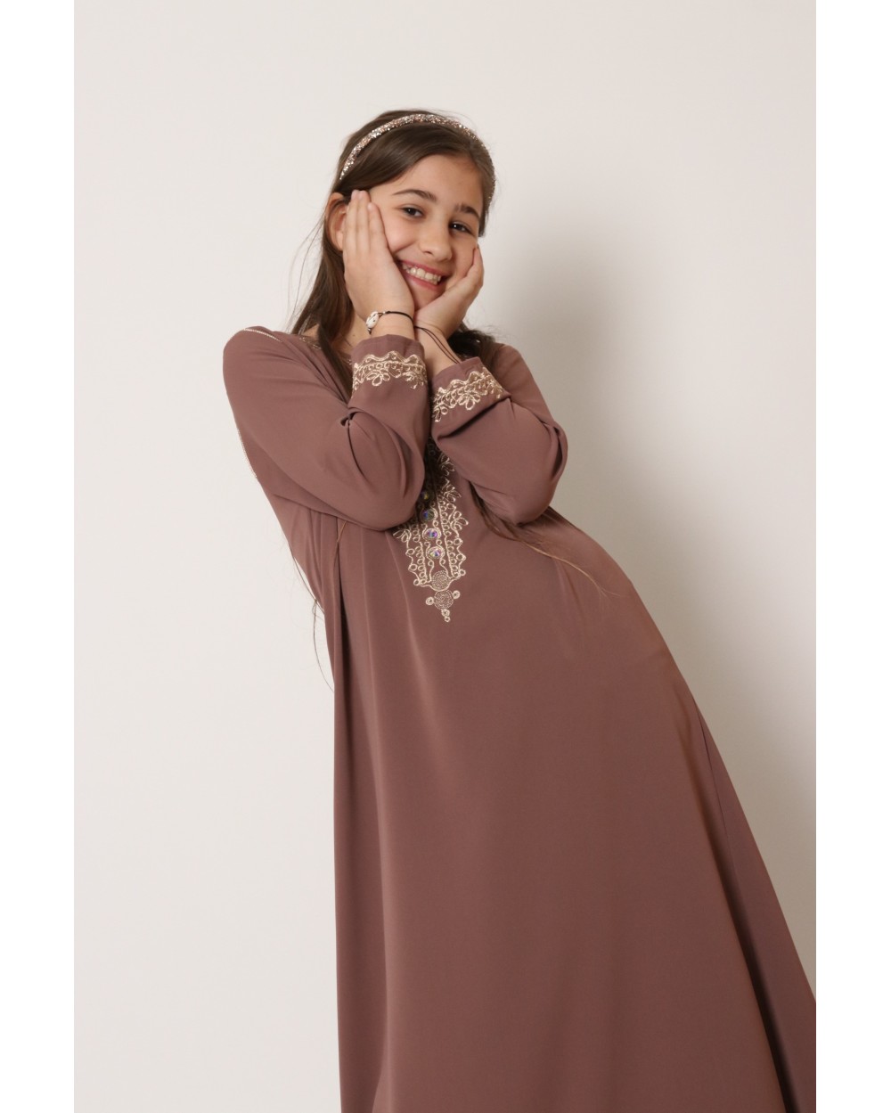 Abaya robe longue Jennah strass Binti