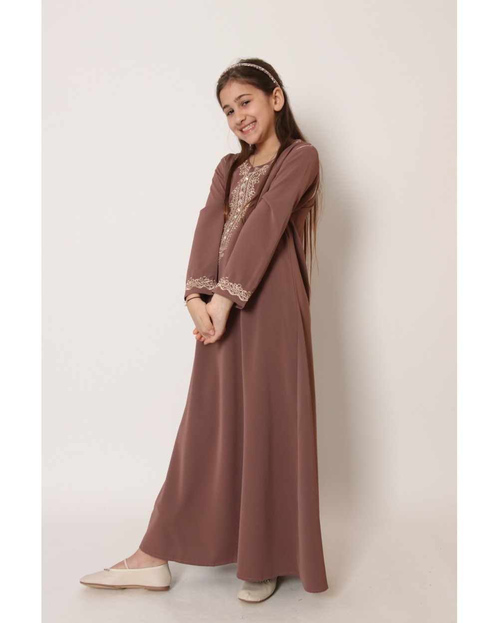 Abaya robe longue Jennah strass Binti