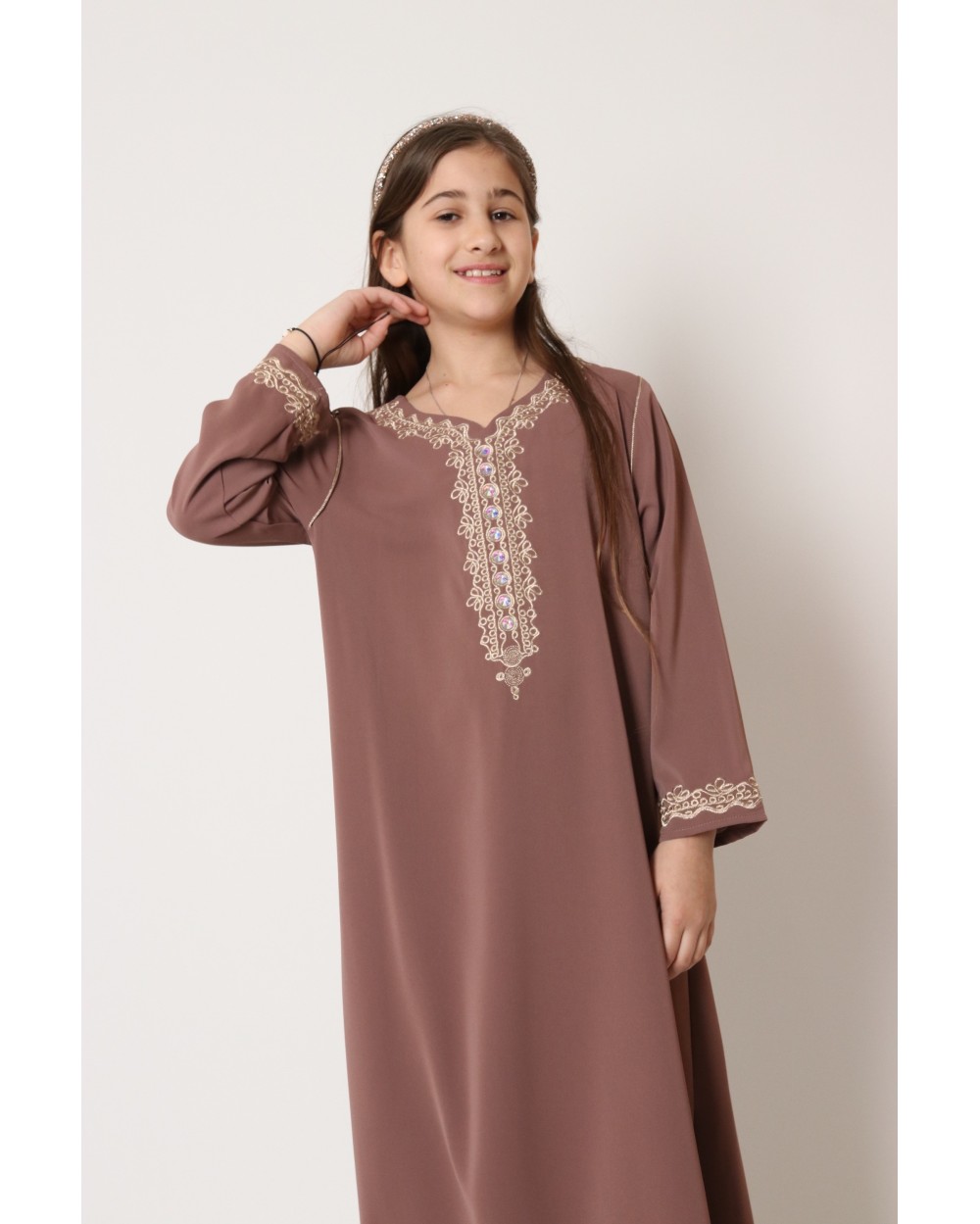 Abaya robe longue Jennah strass Binti