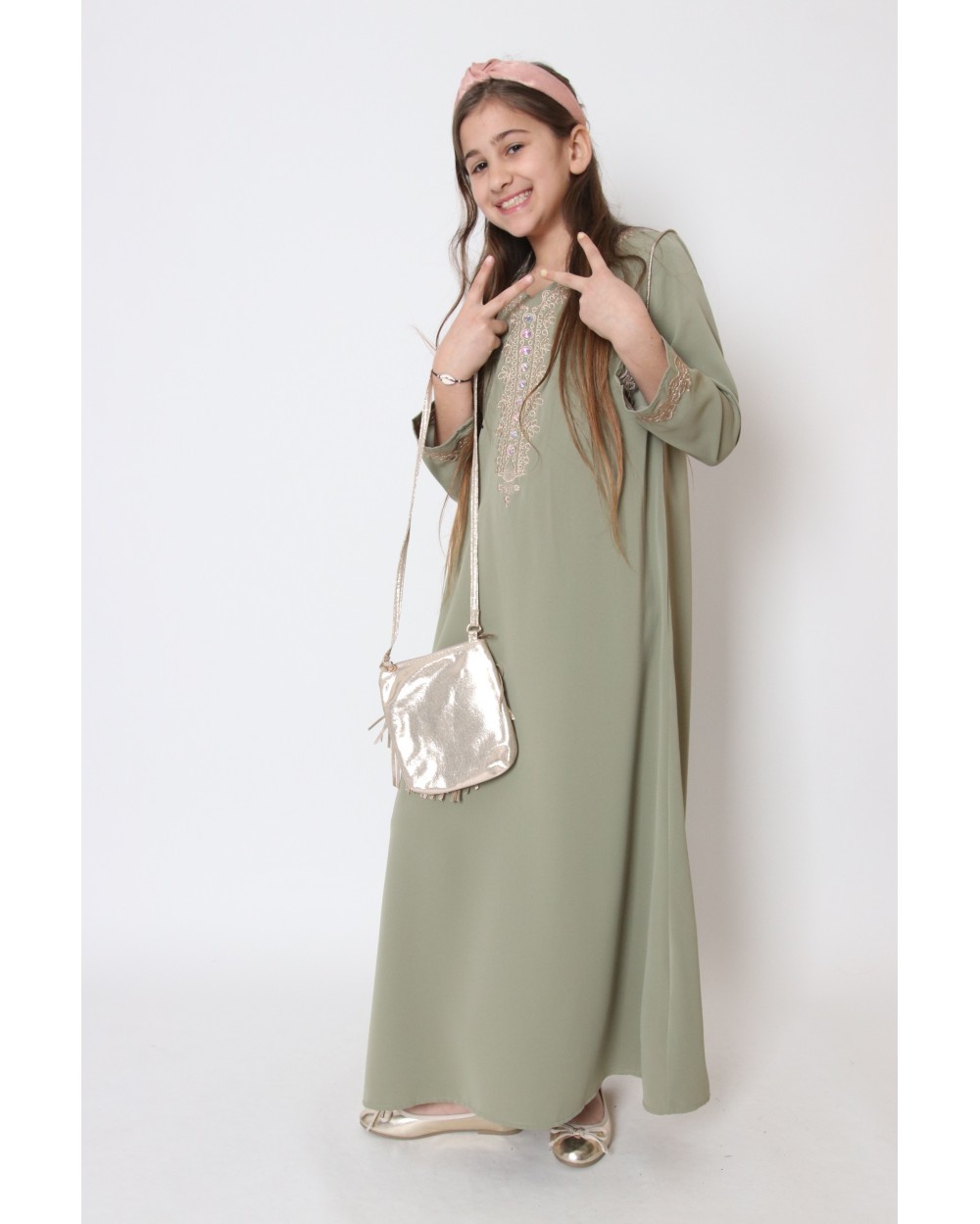 Abaya robe longue Jennah strass Binti