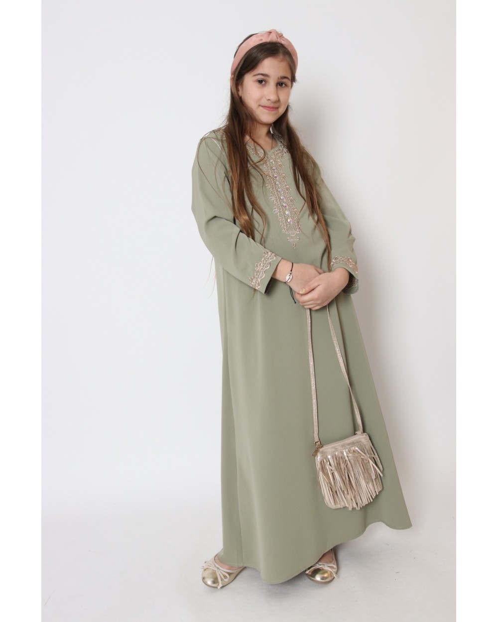 Abaya robe longue Jennah strass Binti