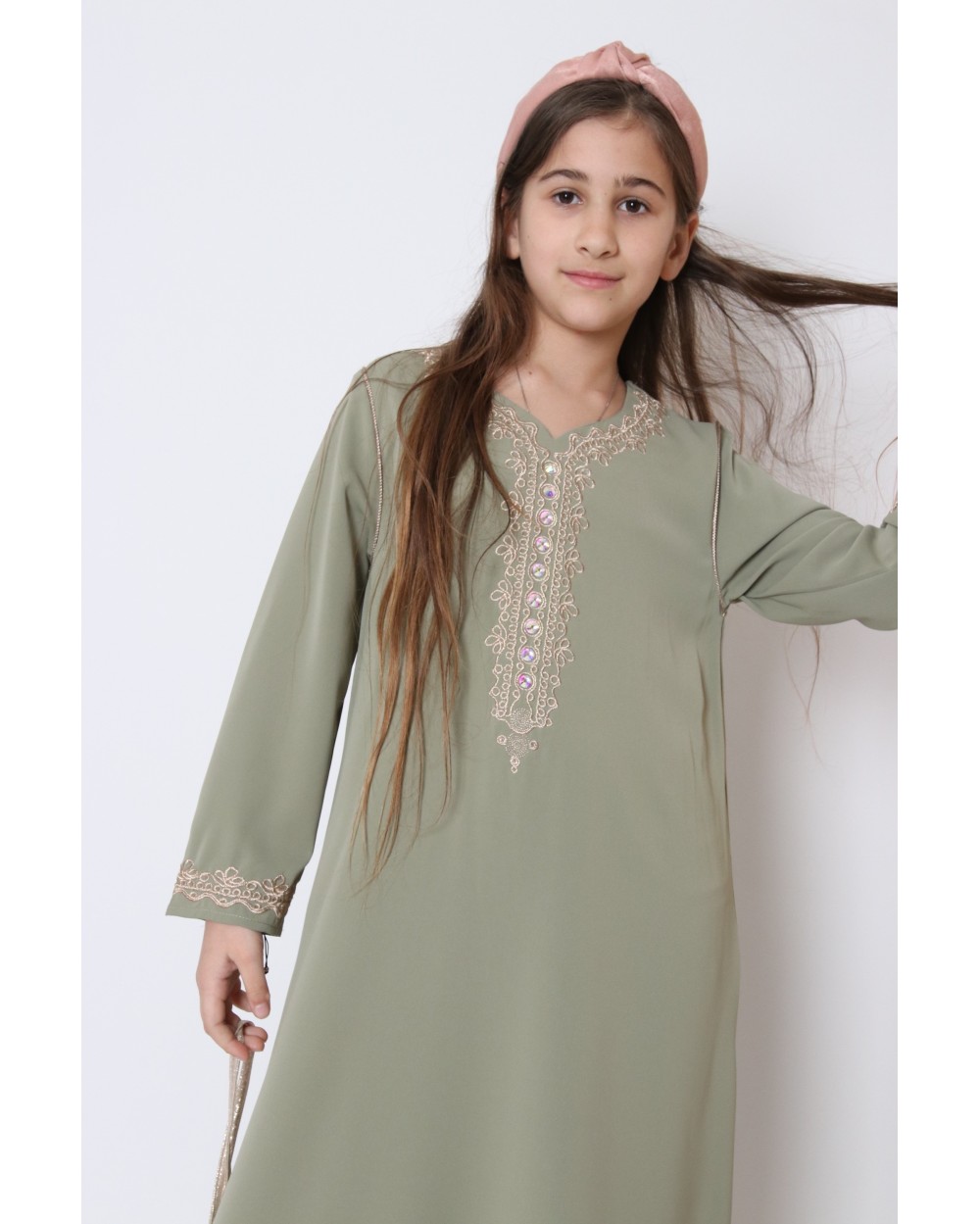 Abaya robe longue Jennah strass Binti