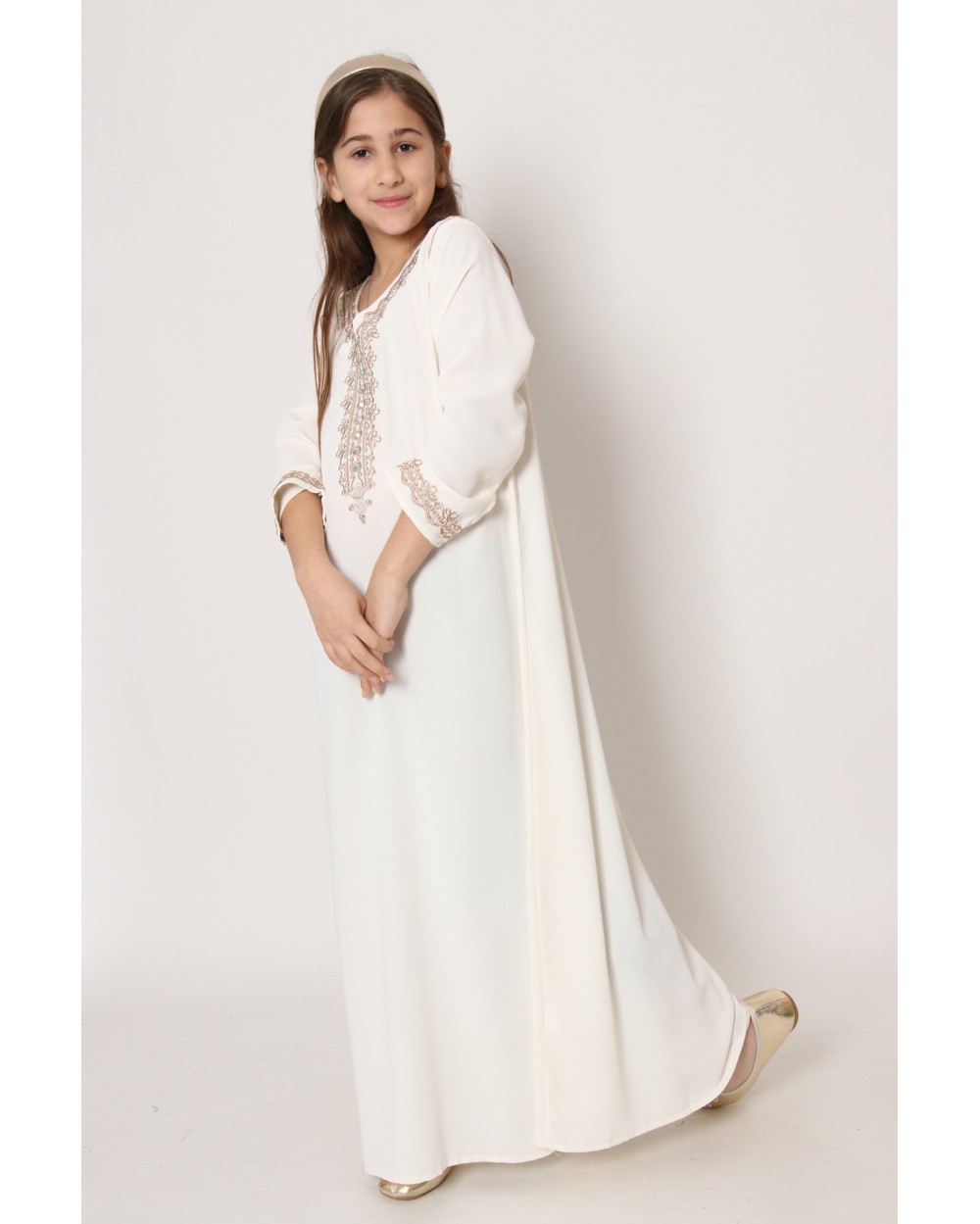 Abaya robe longue Jennah strass Binti