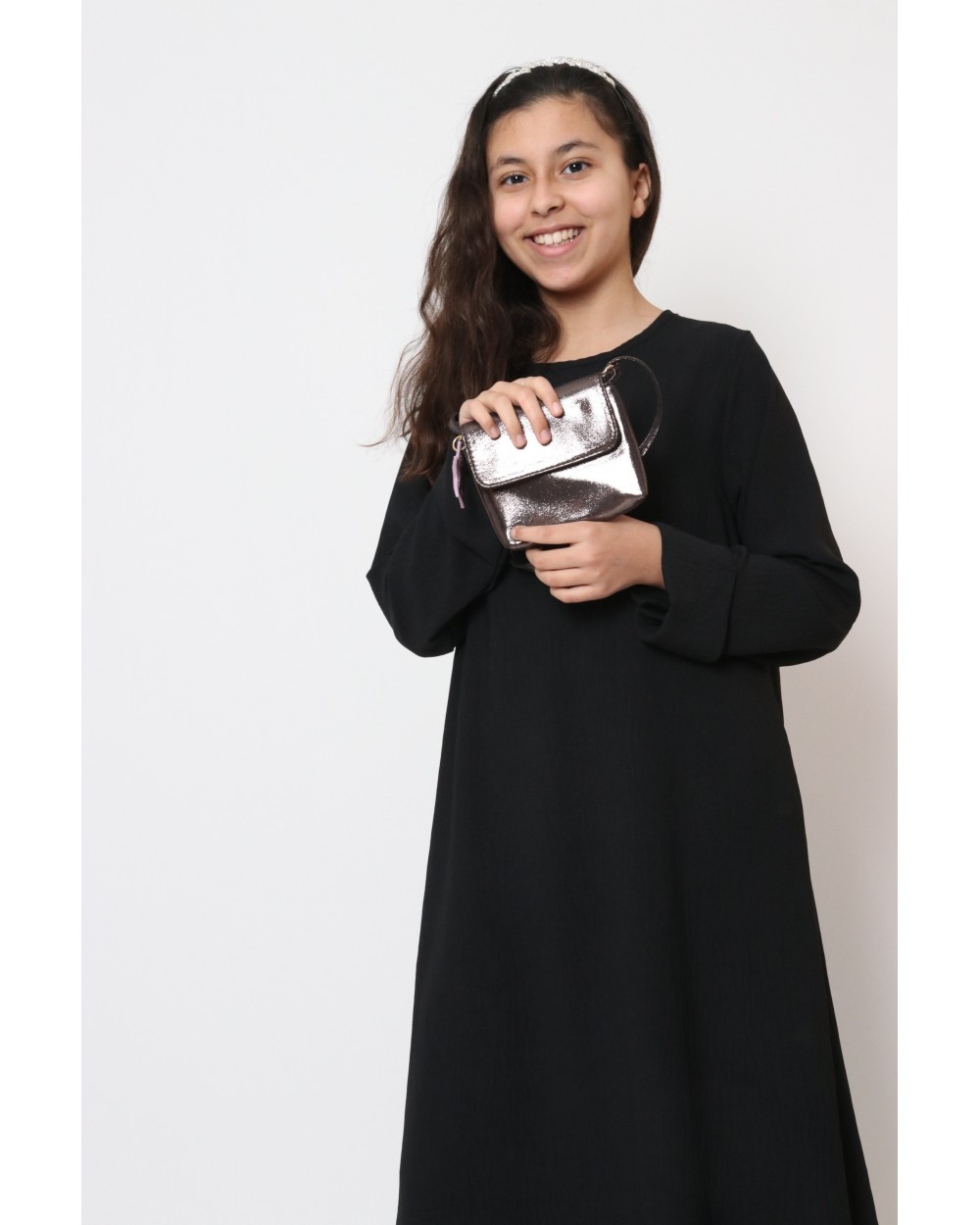 Abaya Soukayna fille jazz manche revers