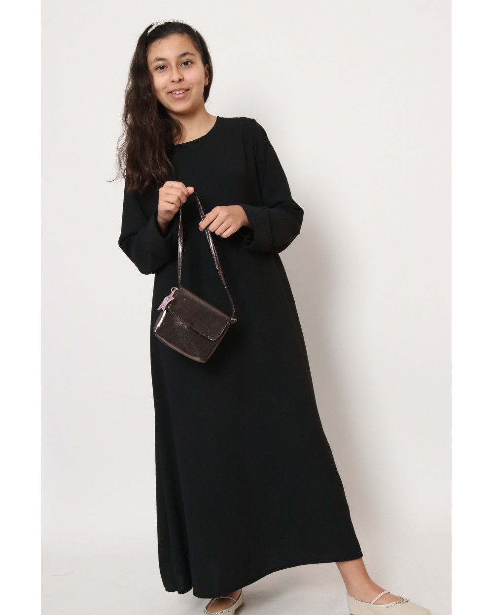 Abaya Soukayna fille jazz manche revers