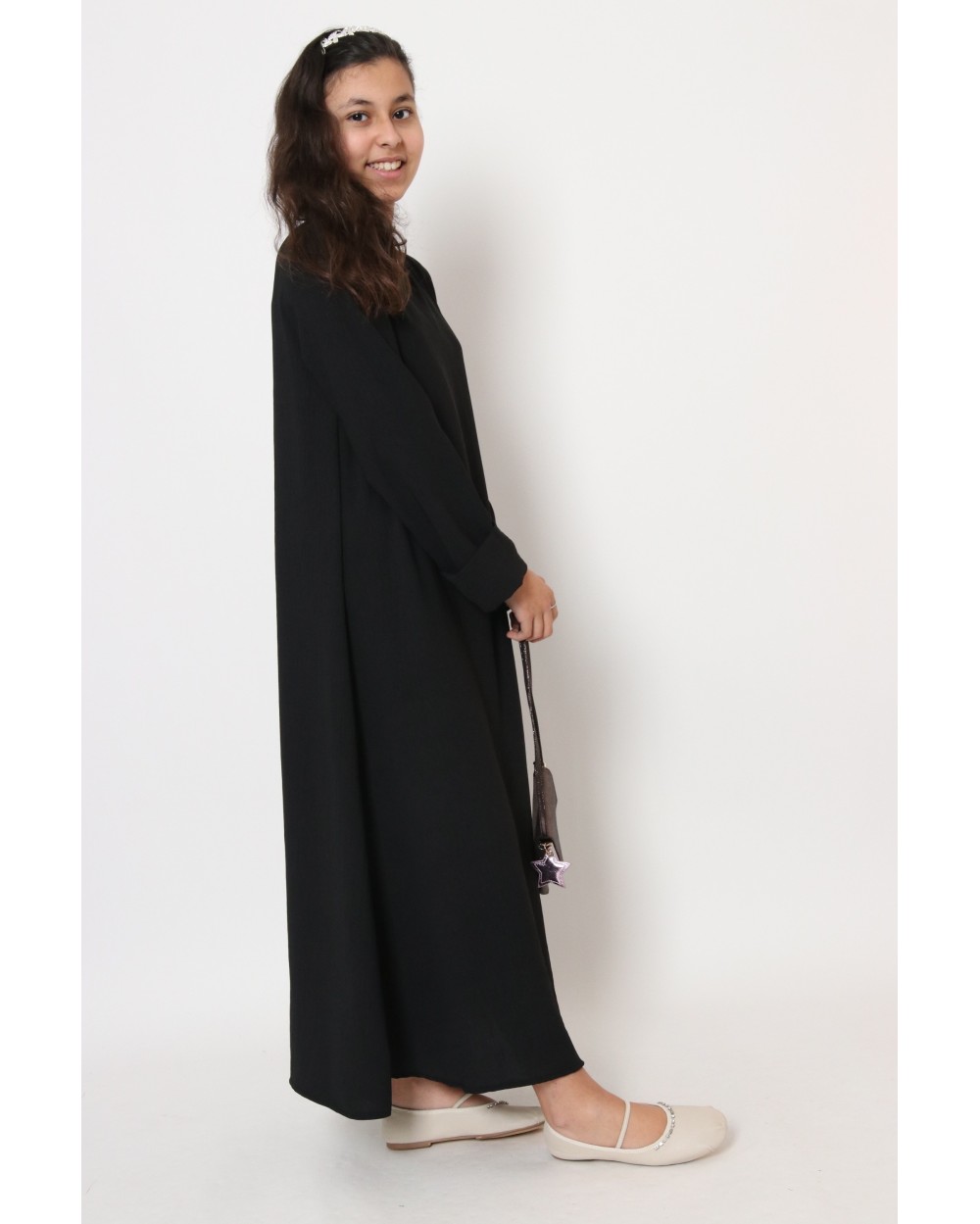 Abaya Soukayna girl jazz lapel sleeve