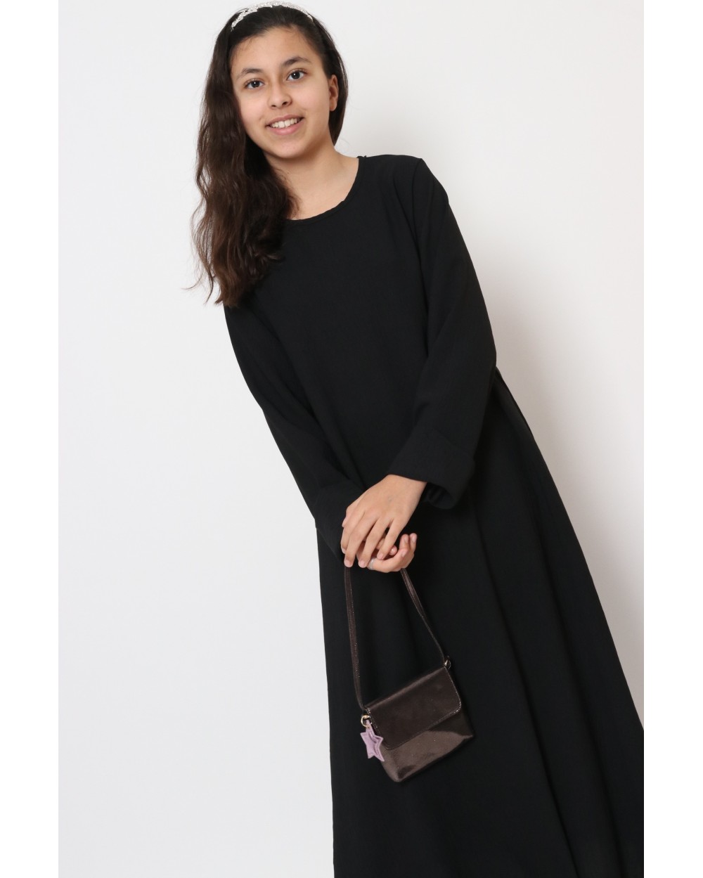 Abaya Soukayna girl jazz lapel sleeve