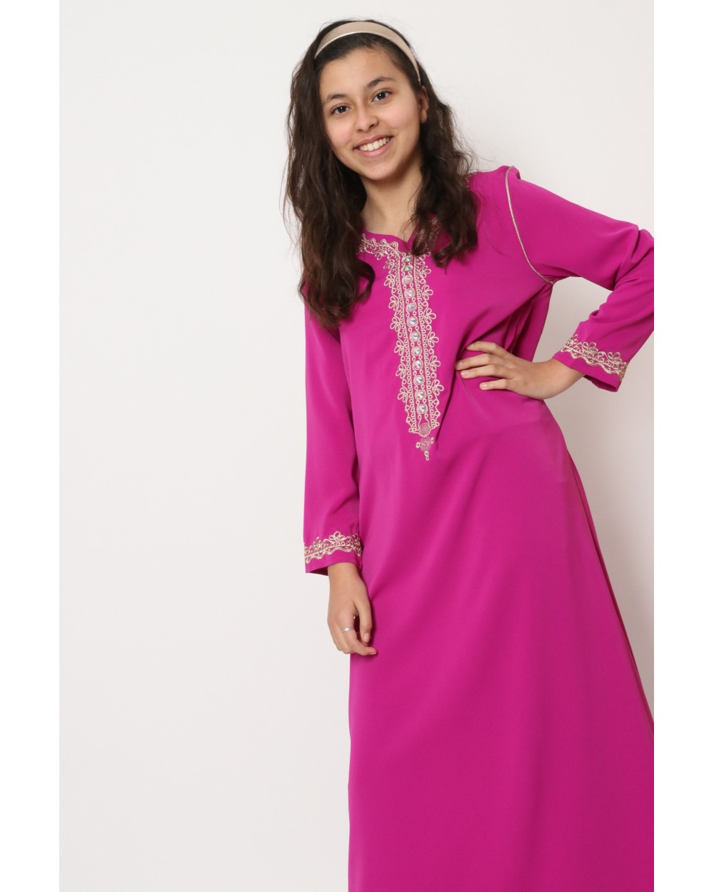 Abaya robe longue Jennah strass Binti