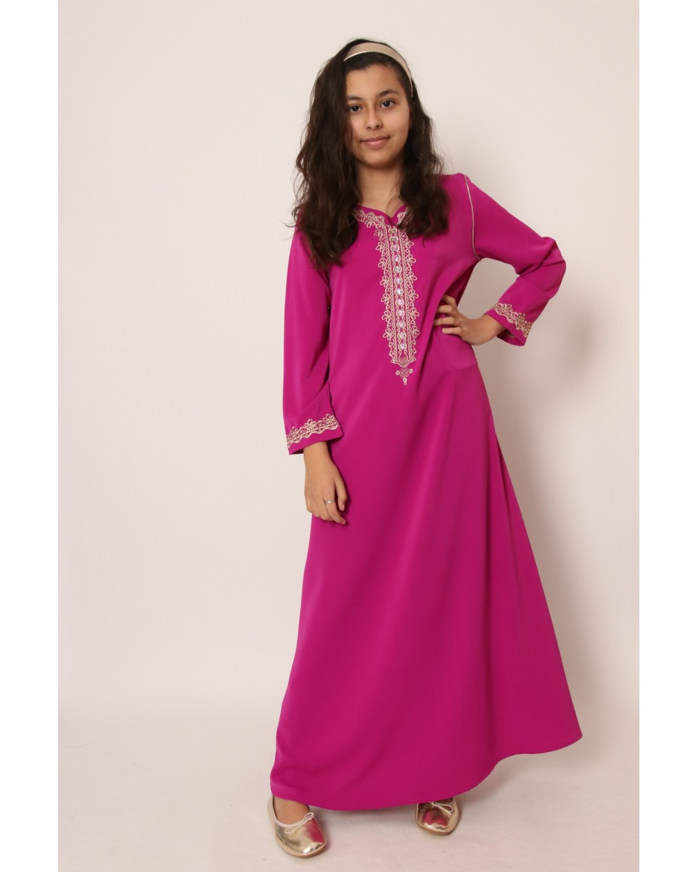 Abaya robe longue Jennah strass Binti