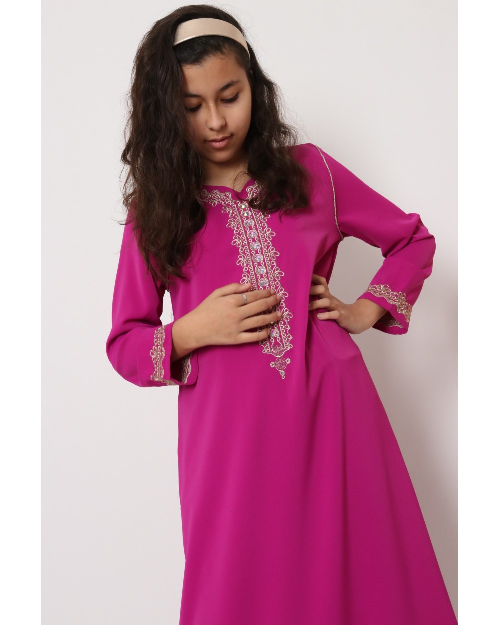 Abaya robe longue Jennah strass Binti