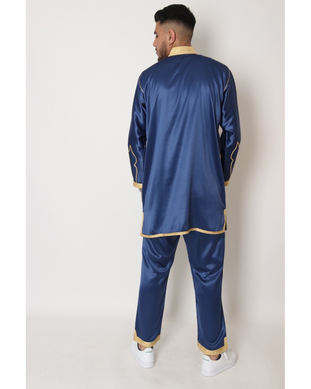 Jabador Moroccan man Navy / Gold