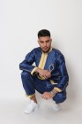 Jabador Moroccan man Navy / Gold
