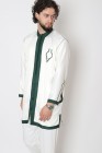 Jabador homme marocain Blanc / Vert bouteille