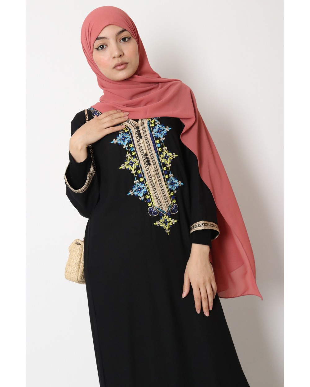 Robe de maison Lahna broderie