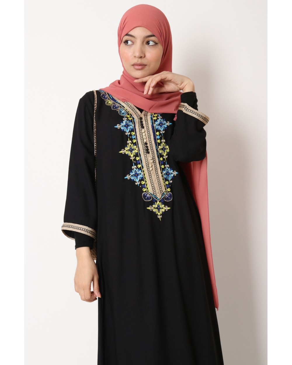 Robe de maison Lahna broderie
