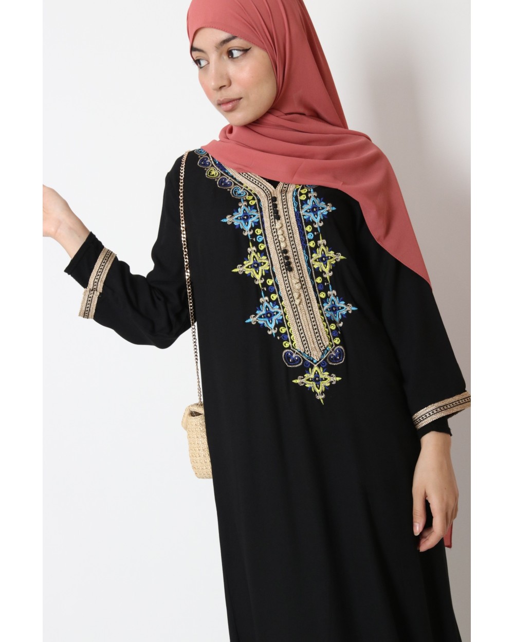 Robe de maison Lahna broderie