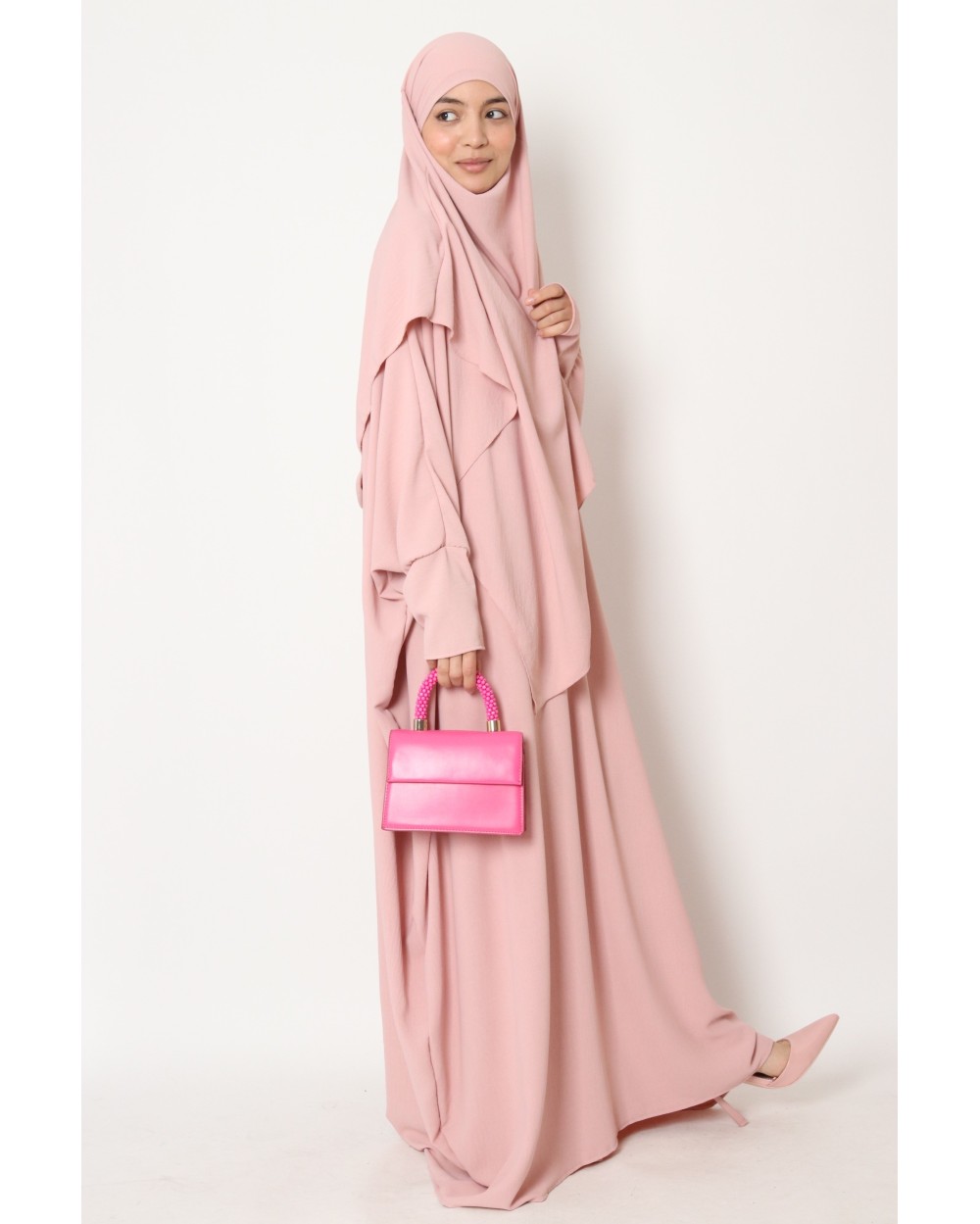 Set abaya butterfly with khimar