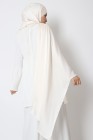 Hijab satin plissée à nouer