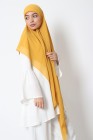 Nissa square chiffon hijab 150cm