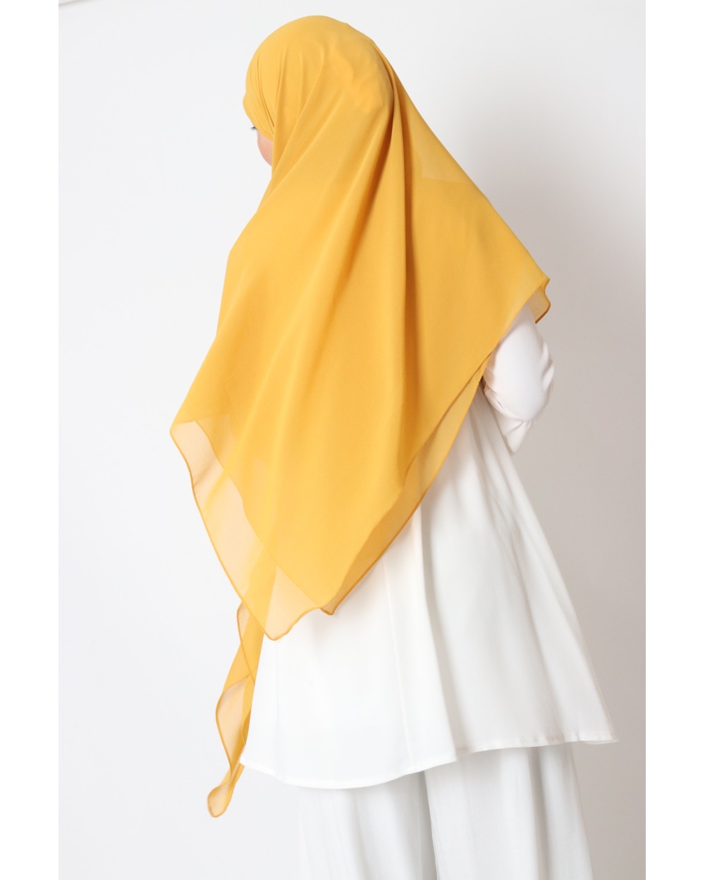 Hijab mousseline carré Nissa 150cm
